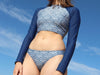 Rash vest - Avalon cropped Indigo