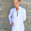Coverup - Loretta White Crinkle withLace