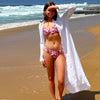 Coverup - Loretta White Crinkle withLace