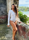 One Piece Long Sleeve Swimsuit - Southerly Freshwater